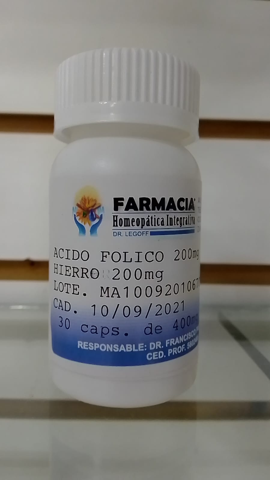 ÁCIDO FÓLICO 200 MCG / HIERRO 200MCG